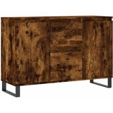  Komoda boja dimljenog hrasta 101,5x35x70 cm konstruirano drvo | shoptok.hr