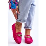 Kesi Women's suede loafers Fuchsie Sorento Cene
