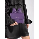 Shelvt Small purple women's handbag with bow | Shoptok.si
