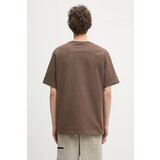 The North Face Pamučna majica Relaxed za muškarce, boja: smeđa, s aplikacijom, NF0A8C351OI1 | shoptok.hr
