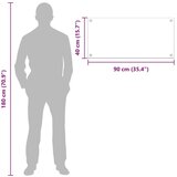 vidaXL Kuhinjski zaštita Crna 90 x 40 x 0.8 cm | shoptok.hr