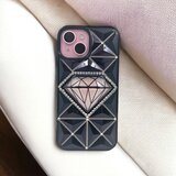  futrola 3D diamond za iphone 15 (6.1) crna Cene