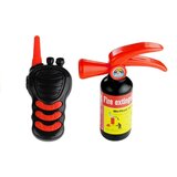 Vatrogasni set za igru - vozilo sa korpom, gas maska, kaciga, motorna pila i ostalo | shoptok.hr