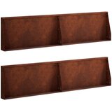  Zid za zadržavanje 4 kom. 80 x 12 x 30 cm Otporni čelik Rđa | shoptok.hr