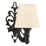 Opviq zidna lampa gloria cream black