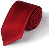 INF Klasična kravata iz poliestrske svile DarkRed, (22104775) | Shoptok.si