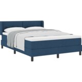  Postelja boxspring z vzmetnico z vzmetnico Modra 140 x 200 cm, (5000128677) | Shoptok.si