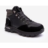 Boto Men's Trekking Shoes Lace-up Boots Black Salomene | Shoptok.si