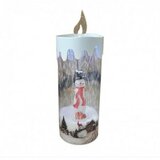  Winter, novogodišnja dekoracija, sveća, sneško belić, 53cm ( 740439 ) Cene