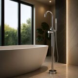 Rea Samostoječa mešalna pipa Lungo Chrome | Shoptok.si