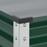 vidaXL Vrtna greda zelena 100x41x90 cm jeklo | Shoptok.si