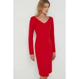 Sisley Obleka rdeča barva