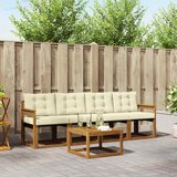  Set vanjskih sofa 5 kom. Prirodna i krem | shoptok.hr