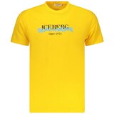 Iceberg Muška majica kratkih rukava žute boje Cijene