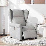 Maison Chic Električni naslanjač - Relax naslanjač sivo blago, (22062603) | Shoptok.si