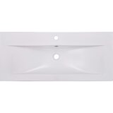  Ugradbeni umivaonik 91 x 39,5 x 18,5 cm keramički bijeli | shoptok.hr