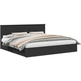  Okvir za krevet Crna 200 x 200 cm Konstruirano drvo | shoptok.hr