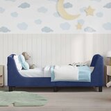  Otroški posteljni okvir z vznožjem Policijska modra 80 x 160 cm, (5000104651) | Shoptok.si