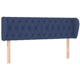  Uzglavlje s ušima plavi 163x23x78/88 cm od tkanine | shoptok.hr