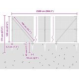  Zavareno žičano ograđivanje s bodljama 25 x 1,2 m Srebrna Mreža | shoptok.hr