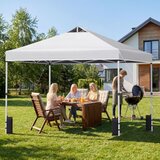 Zložljivi vrtni paviljon 3 x 3 m s 4 vrečami za pesek, klini in vrvmi, več barv | Shoptok.si