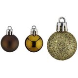  Set božićnih kuglica 3 x 4 x 3 cm Zelena Plastika (12 kom.) | shoptok.hr