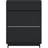  Ormar za cipele EDE 78 x 24 x 103 cm Konstruirano drvo Crna | shoptok.hr