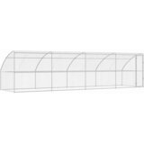  Kućica za pse 4 kom. Srebrna 8 x 2 x 2 m Pocinčani čelik | shoptok.hr