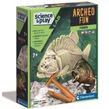 Clementoni Science &amp, Play: Fluorescentni arheološki komplet Piranha - | shoptok.hr
