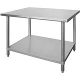  Delovna Miza Central, Inox, 1200x600x850mm | Shoptok.si