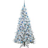 vidaXL Umetno Zložljivo Božično Drevo Zelena 180 cm PE in PVC | Shoptok.si