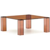 Kave Home Smeđi stakleni stolić za kavu 85x85 cm Adularia – | shoptok.hr