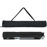  Sklopivi kamperski krevet 2 pcs Crna 194 x 62,5 x 42,5 cm | shoptok.hr