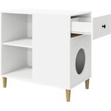  Mačja Kuća Bijelo 72 x 42.5 x 70 cm Konstruirano drvo | shoptok.hr