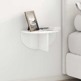  Polica na zidu Zidne 2 pcs Visoki sjaj bijela 38 x 19 x 19 cm | shoptok.hr