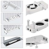 Emos Set za proširenje ventilatora za grejanje, 5 V, beli | Eponuda.com