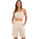 RUE PARIS Set-341-KMPL-5283.07-light beige | Shoptok.si