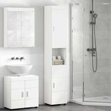 vidaXL Kupaonski ormar Bijelo 37 x 31.5 x 203 cm Konstruirano drvo Cijene