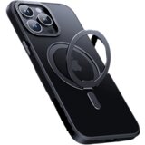 INF Magnetna zaščitna torbica za telefon z nevidnim stojalom za iPhone Black iPhone 14 Pro, (21373217) Cene