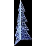 vidaXL Božićno drvce s 240 LED svjetlima Hladna bijela 180 cm Akril | shoptok.hr
