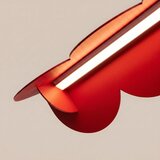 Thoro Rdeča aluminijasta LED viseča svetilka BISCUIT – | Shoptok.si