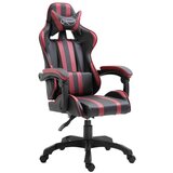 vidaXL Gaming stol vinsko rdeče umetno usnje Cene