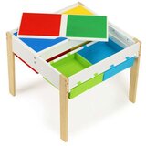 ECO TOYS EcoToys XKF002 set 2 stolice i stol za igranje s kockicama | shoptok.hr