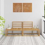  Zunanji končni kavč 2 Kos Bela 182,5 x 63 x 73 cm, (5000269386) | Shoptok.si