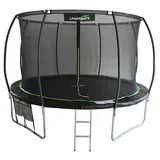 max 16ft trampolin črno-zelena
