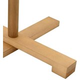 vidaXL Leseno božično drevo z stojalom Rjava 210 cm Bambus | Shoptok.si