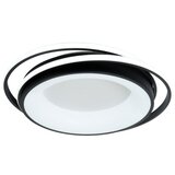 Brilagi LED prigušiva stropna svetiljka IRIS LED/84W/230V 47x51 cm crna + daljinski upravljač | Eponuda.com