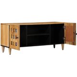 TV ormar s policom Prirodna 105 x 33 x 46 cm Čvrsto drvo manga | shoptok.hr
