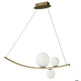  Ondaluce - LED prigušiva luster na sajli ALTALENA LED/48W/230V zlatna/bela | Eponuda.com