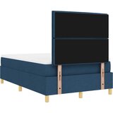  Krevet s opruga kutije s madracem Plava 120 x 200 cm tkanina | shoptok.hr
